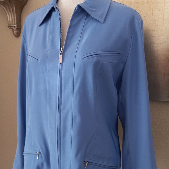 Gloria Vanderbilt zip-up jacket - Picture 2 of 11